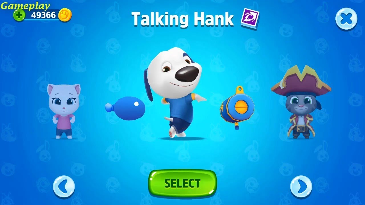 TALKING TOM SPLASH FORCE-  TALKING HANK VS THE RACOONS  Gameplay #3