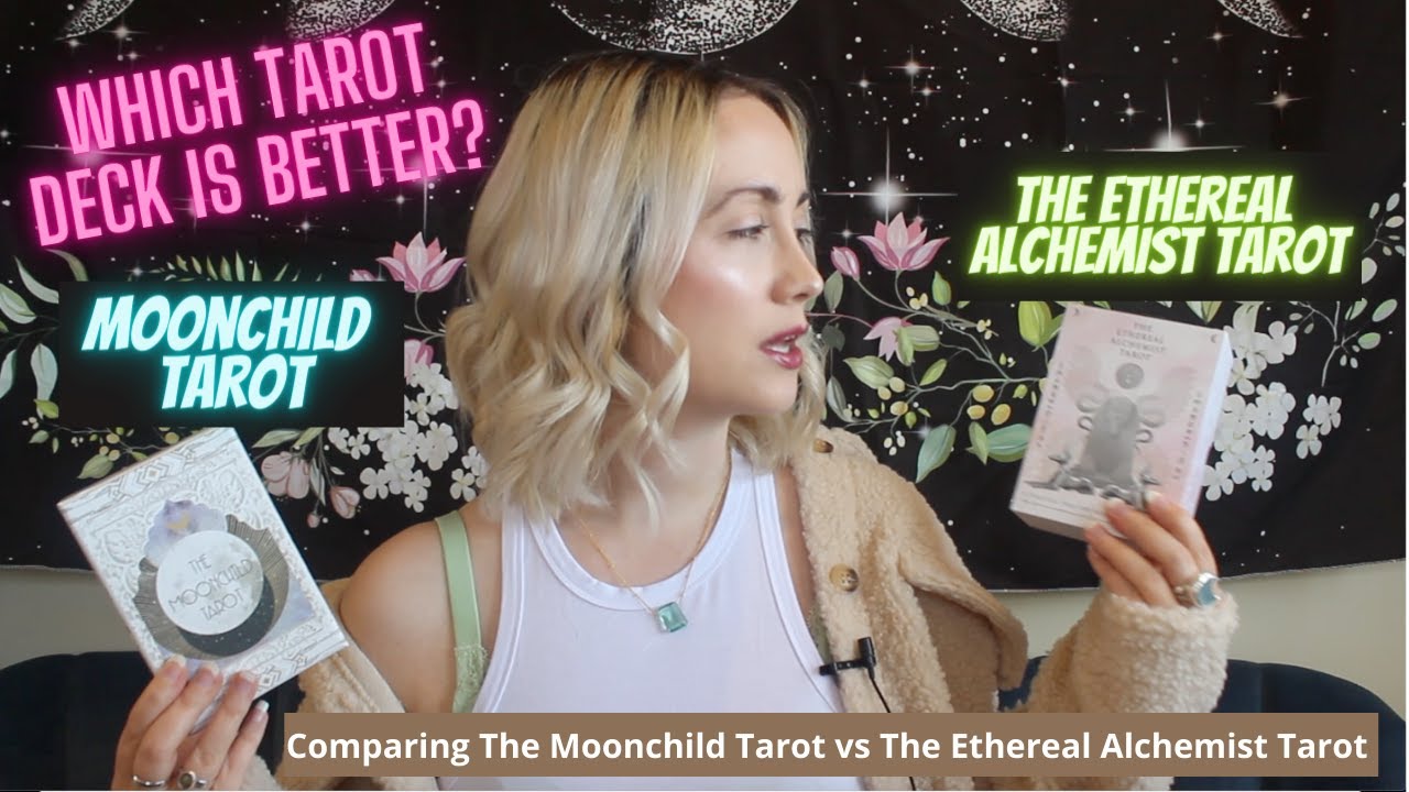 Comparing The Ethereal Alchemist Tarot vs The Moonchild Tarot | Full walk through