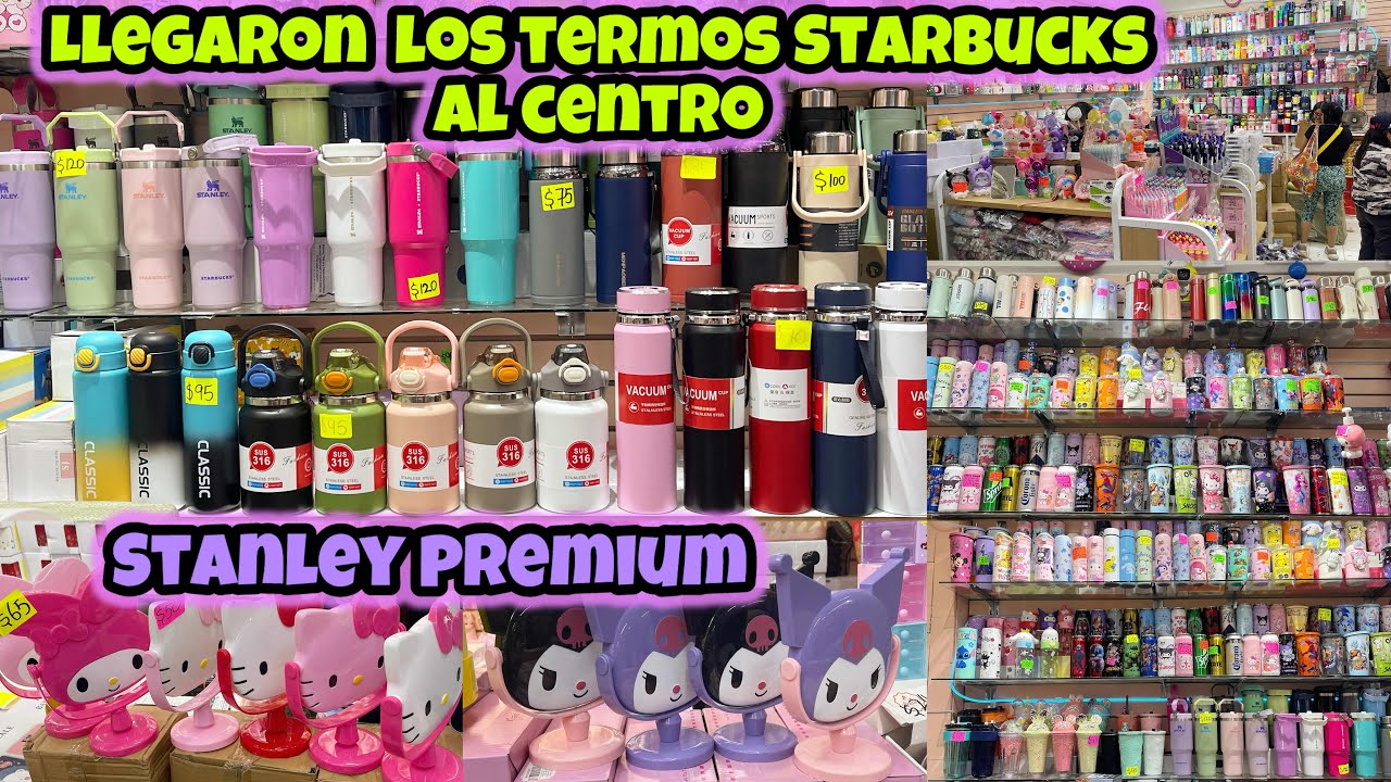 Llegaron TERMOS STANLEY y STARBUKS al Centro CDMX | Calidad PREMIUM | Precios más Baratos IMPOSIBLE
