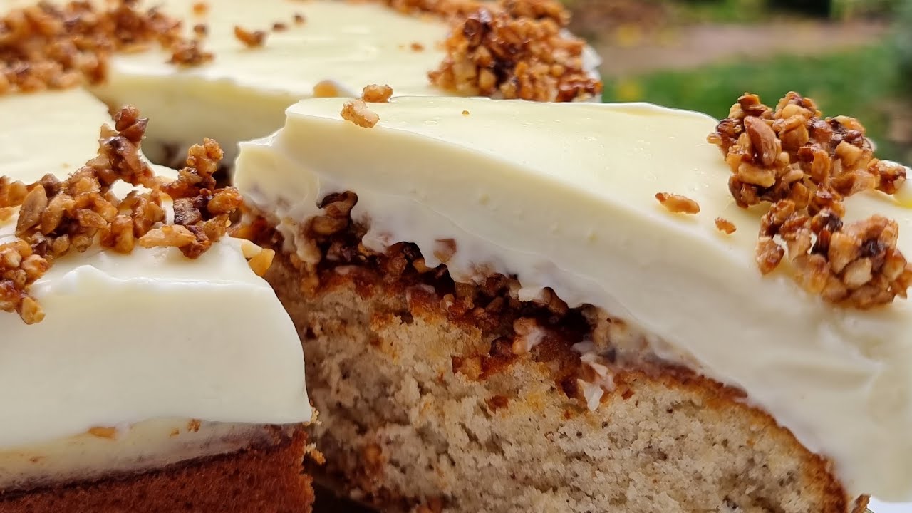 Cremiger Haselnuss Pudding Kuchen ~ Haselnuss Kuchen #pudding #cake #kuchen #recipes