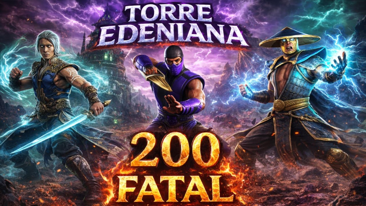Pase la BATALLA 200 de la TORRE EDENIANA FATAL ☠️ RECOMPENSA EPICA/MK Mobile