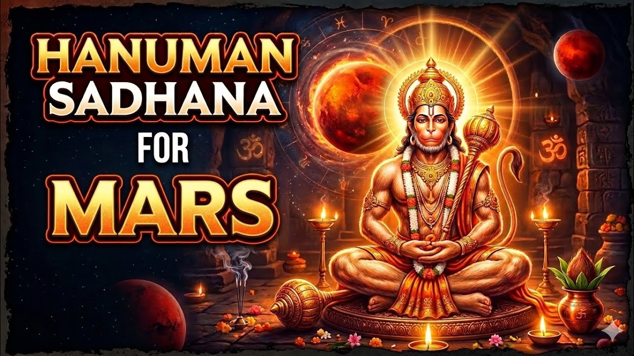 ചൊവ്വ ഗ്രഹ ശാന്തിയ്ക്കായി ഹനുമാൻ സാധന. Hanuman Sadhana for Mangal dosh
