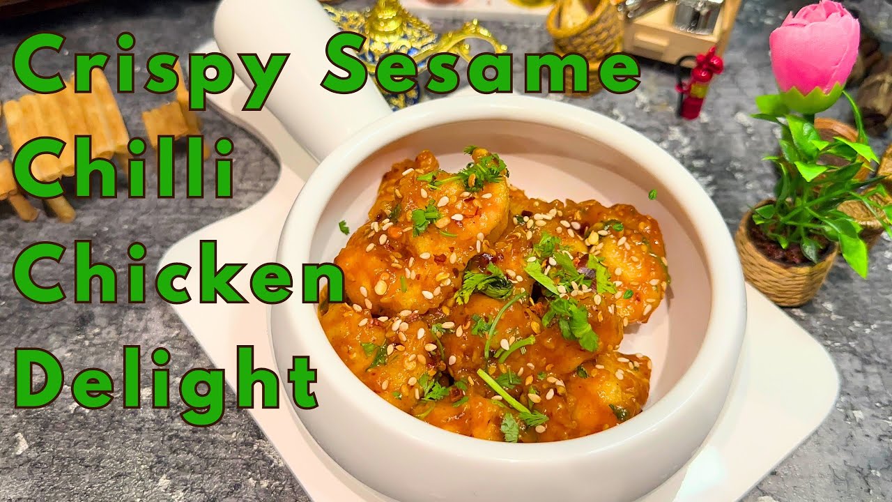 Crispy Sesame Chilli Chicken Spicy Delight