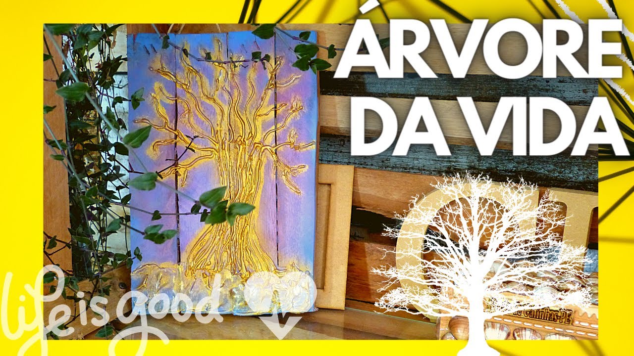 Árvore da Vida | Quadro Decorativo Com Cola Quente