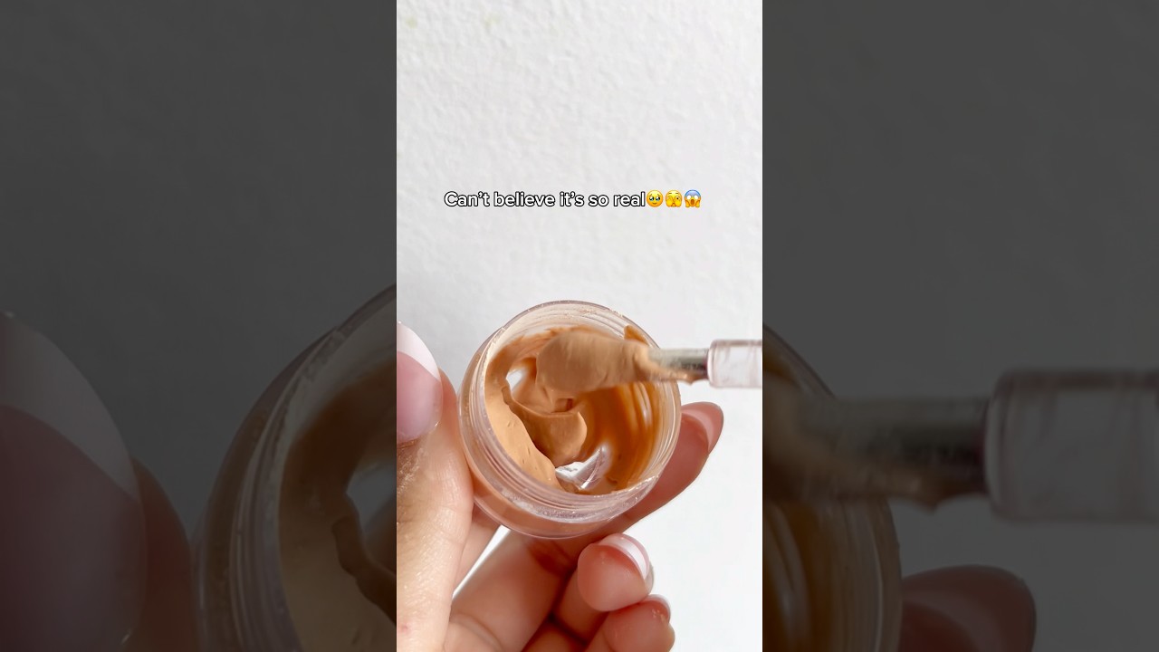 DIY homemade foundation 😭#diy#makeuphack
