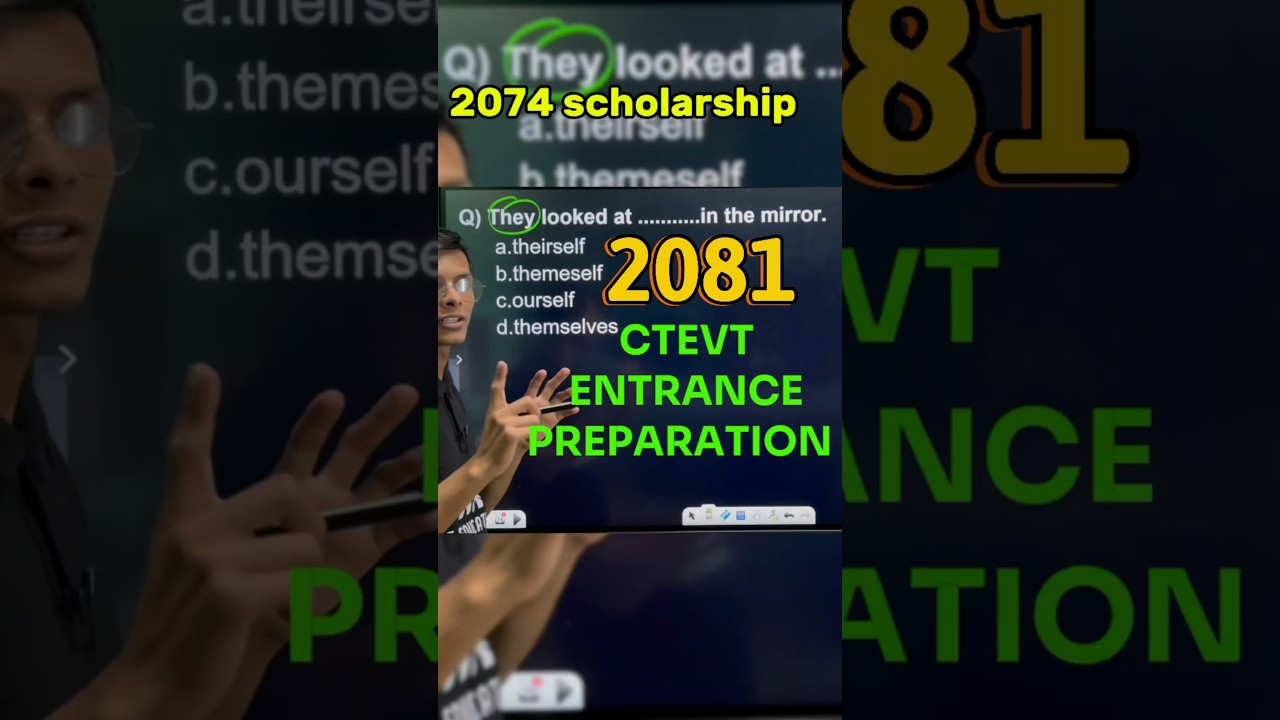 ctevt entrance exam model questions 2080 english | ctevt entrance exam model questions 2081