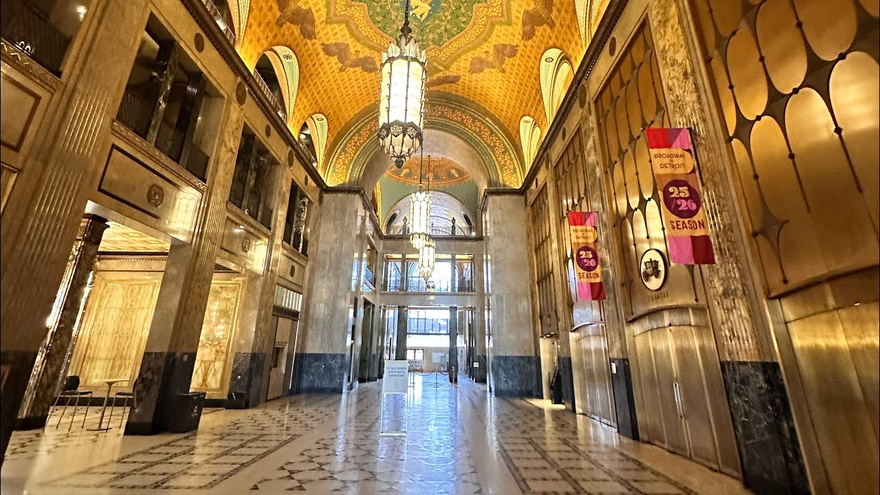 INSIDE AN ART DECO SKYSCRAPER - THE FISHER BUILDING 
