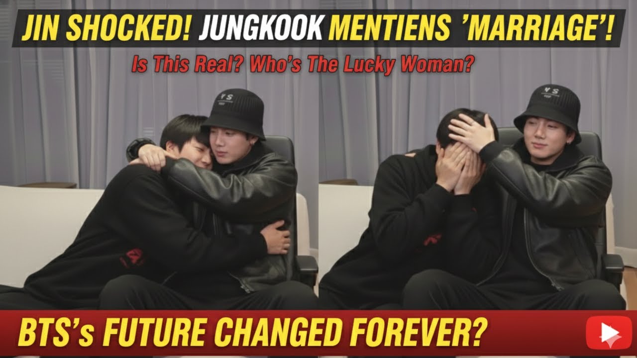 Jin Shocked! Jungkook Mentions “Marriage” — Is This True, Who Is the Lucky Woman?