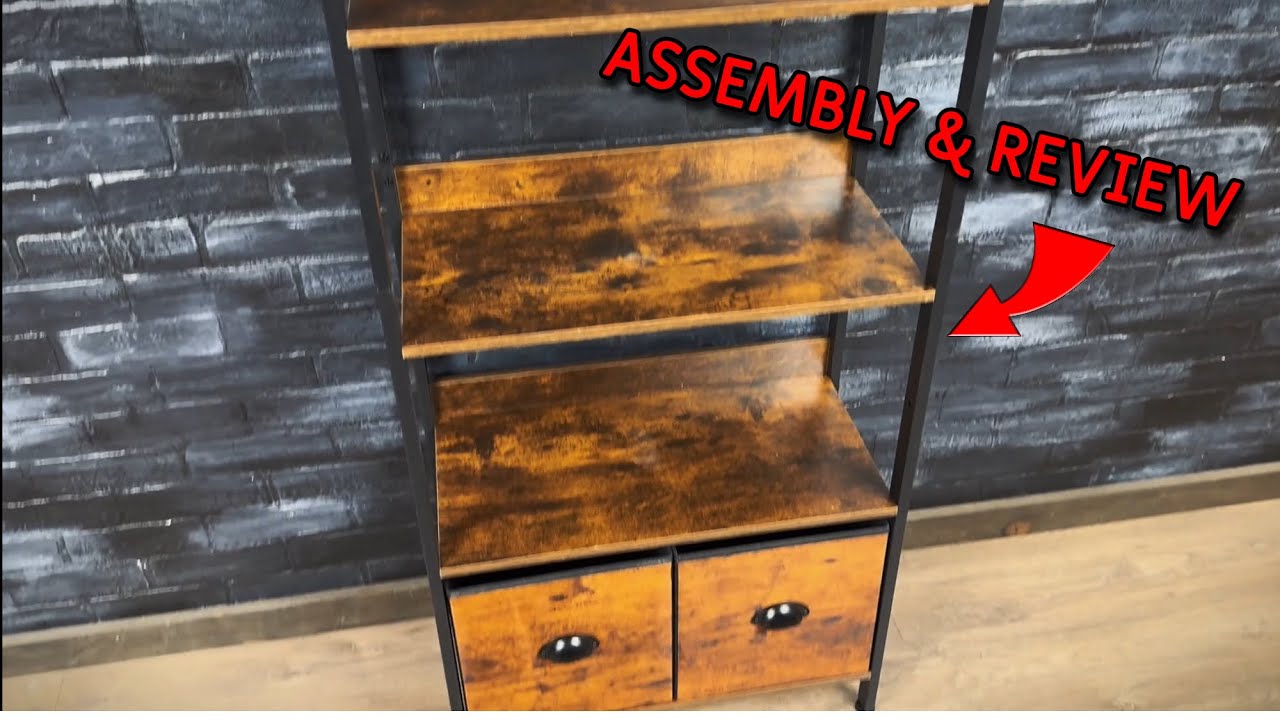 Furologee 5 Tier Industrial Shelf - Assembly & Review