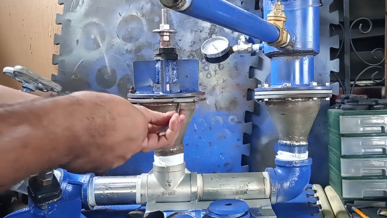 Ejemplo de como trabaja la válvula de impacto y posibles fallas en una bomba de ariete.