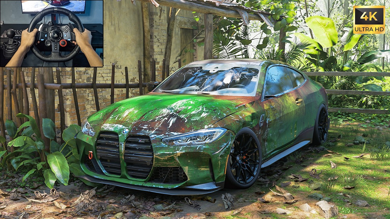 Rebuilding BMW M4 G82 Competition- Forza Horizon 5 | Logitech G29 Stering Wheel Gameplay
