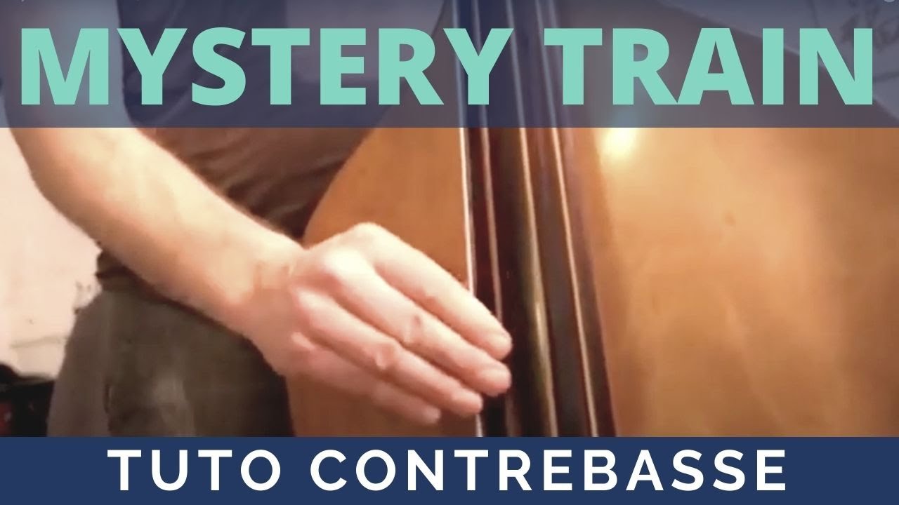 Joue Mystery train, blues en mi, le tutoriel contrebasse facile