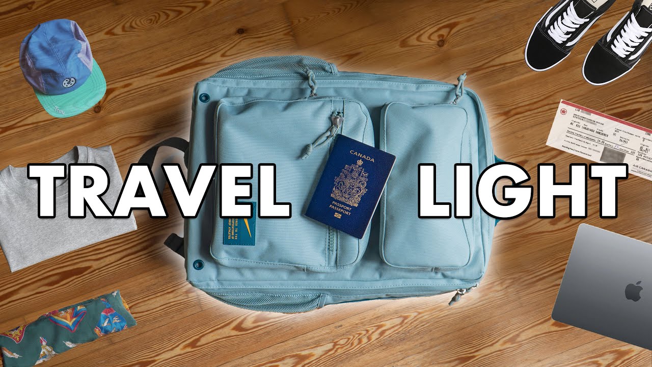 how to travel with one backpack ONLY (pack with me for a 2 week trip) ✈️