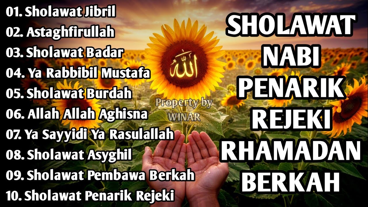 SHOLAWAT JIBRIL PEMBUKA PINTU REZEKI, Astaghfirullah||SHOLAWAT NABI SPESIAL RHAMADAN 2026