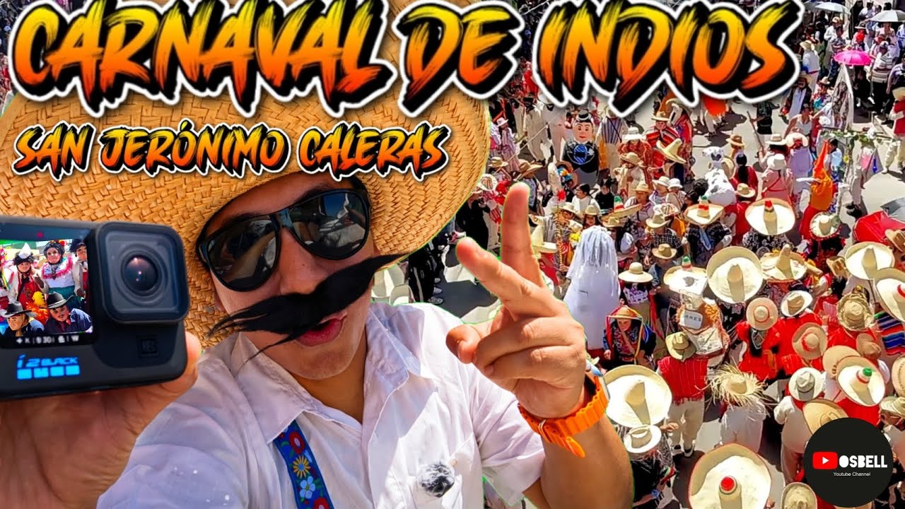 Sombrero, Bigote y Huaraches para el Carnaval de Indios en San Jerónimo Caleras | Puebla 🇲🇽