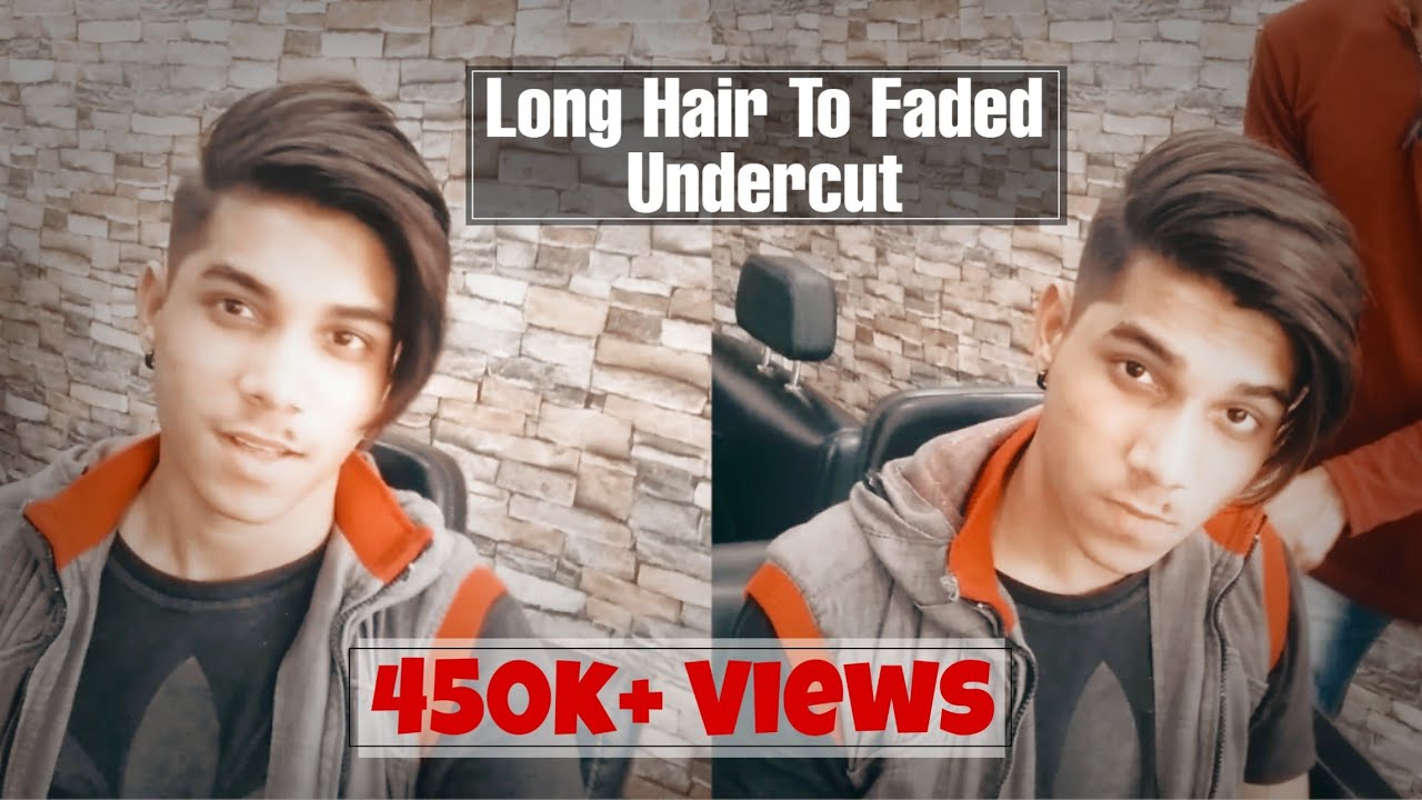 Mens Hair Transformation | Long Hair to Faded Undercut 2019 - Mens Long Hair Style | Yusuf Khan
