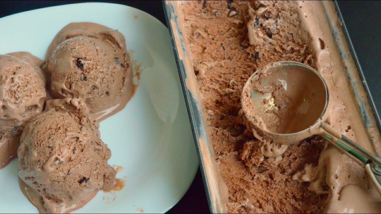 DOUBLE CHOCOLATE ICE-CREAM by (YES I CAN COOK)