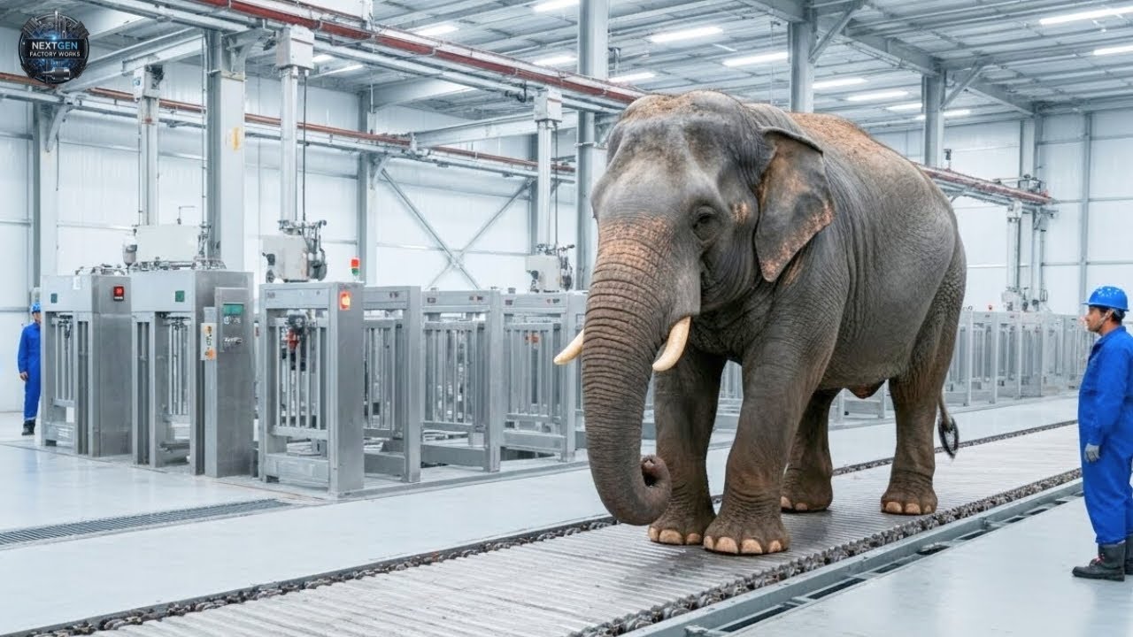 Inside a Giant Elephant Operation: How Massive Herds Are Managed with Modern Technology