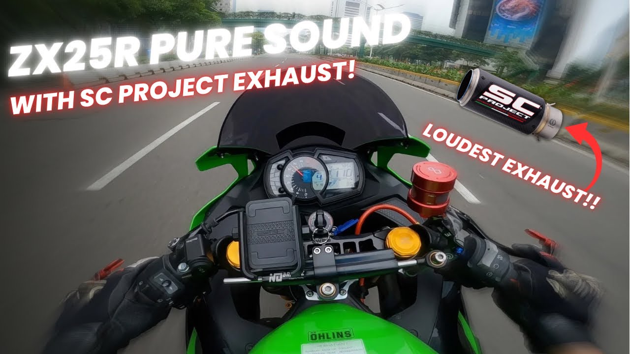 ZX25R Pure Sound - Morning Ride!