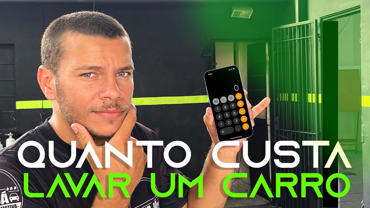 QUANTO CUSTA LAVAR UM CARRO | MENOS DE 10,00