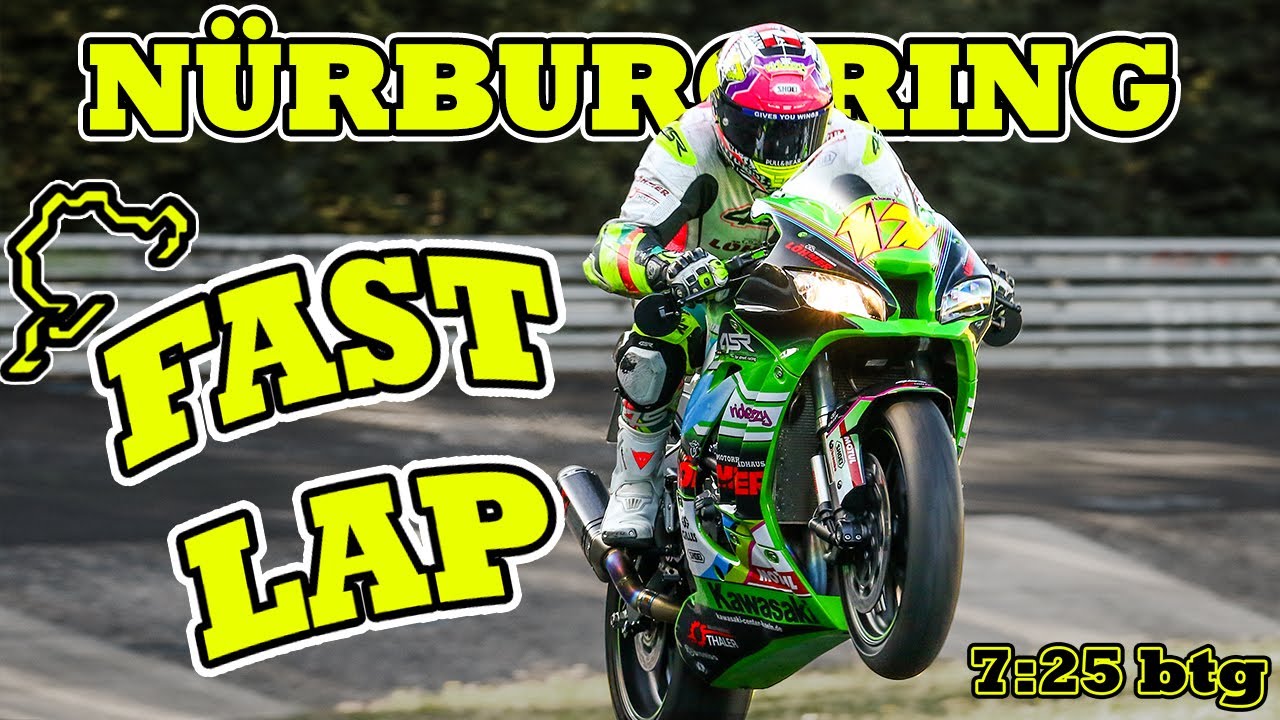FAST MOTOBIKE LAP NÜRBURGRING NORDSCHLEIFE 7:25 BTG [POV 4K]