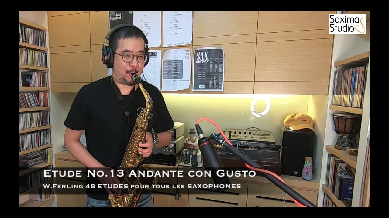 〈 Etude No.13 〉from 48 ETUDES / W.Ferling / Saxophone Classique 🎻