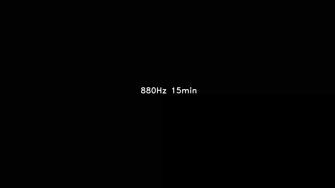 880 Hz 15min sine sound wave