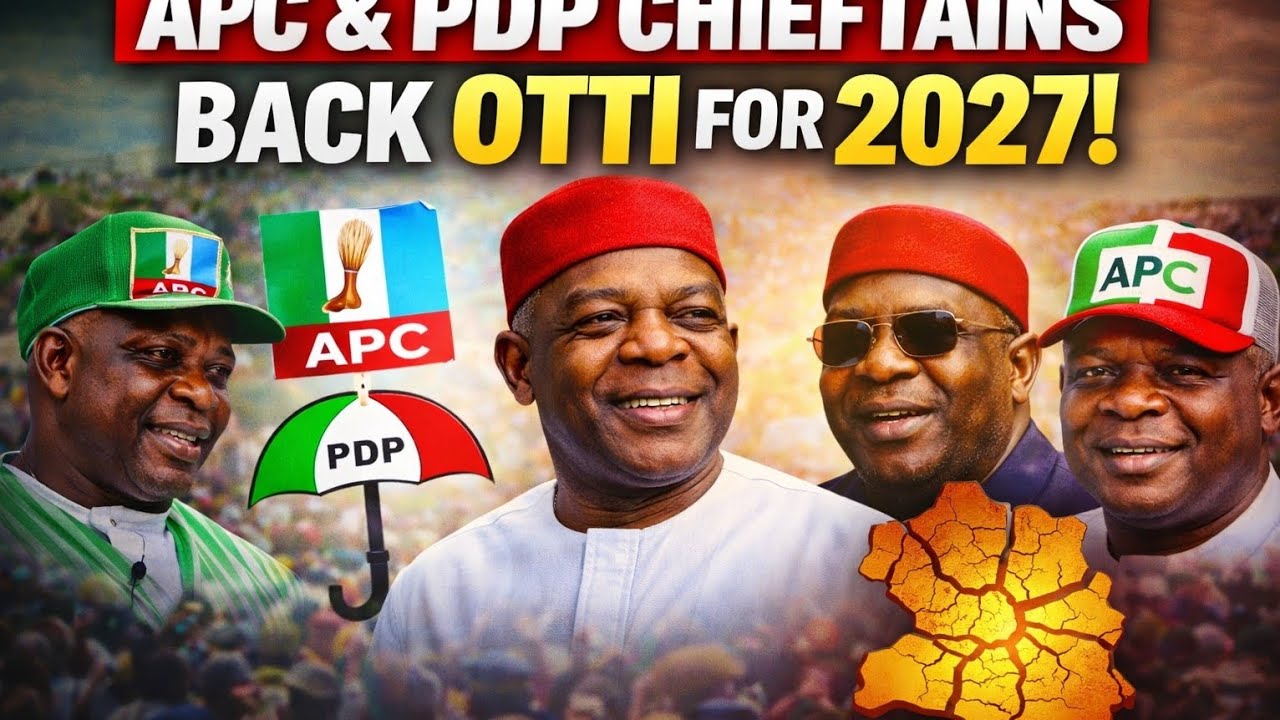 BREAKING ‼️APC, PDP chieftains in Abia back Otti for 2027