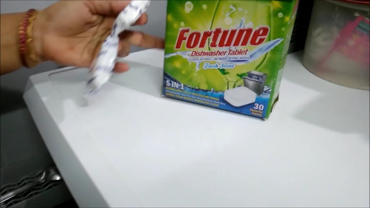 How good is the Fortune tablet for a dishwasher? (demo # 13)