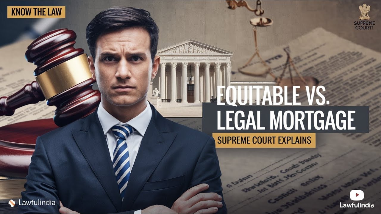 Know The Law | Distinction Between 'Equitable Mortgage' And 'Legal Mortgage' : Supreme Court Explain