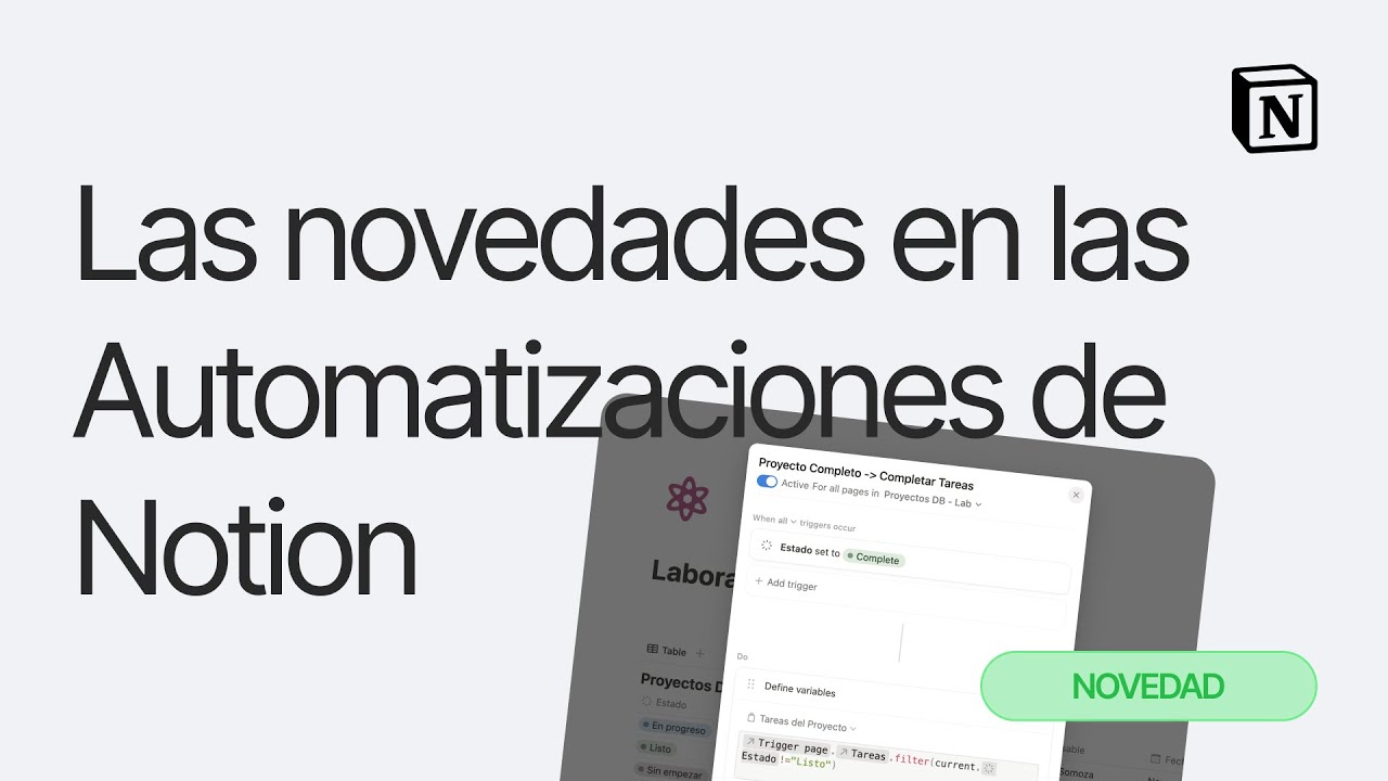 Las NUEVAS automatizaciones de Notion son una pasada 🤩