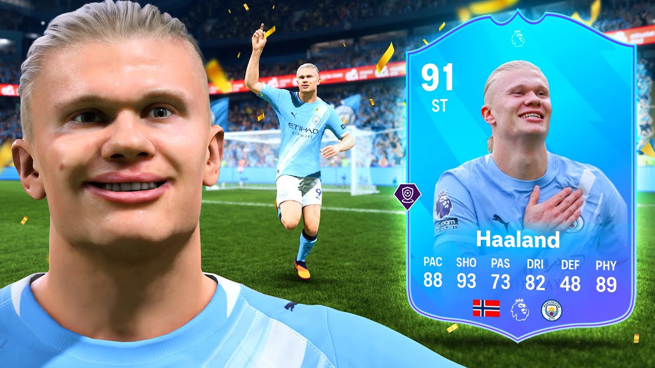 Haaland с ENFORCER PS+.. 😨 91 POTM SBC Haaland! Обзор игрока FC 26
