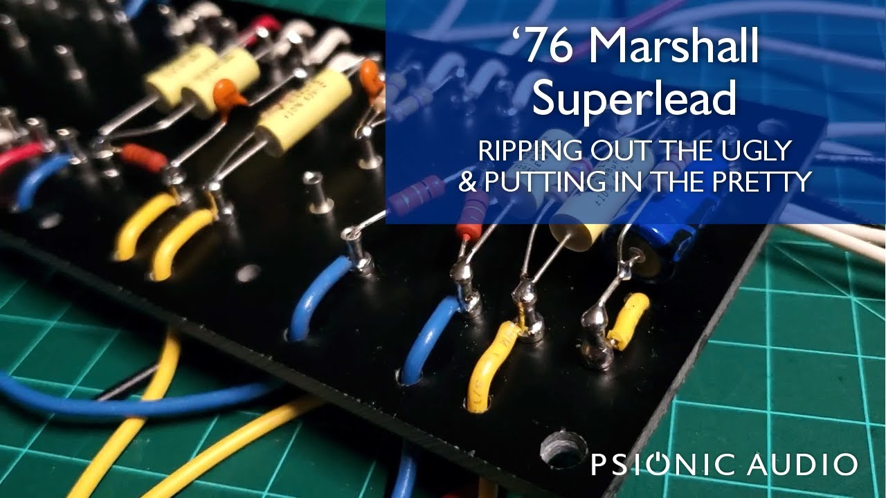 '76 Marshall Superlead Mk II | Ripping Out the Ugly & Putting In the Pretty