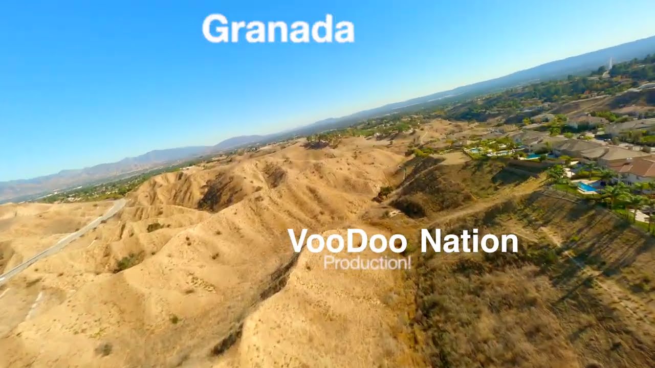 DJI FPV With Naked GoPro Hero 8, Amazing View of Granada Hills Mountains!