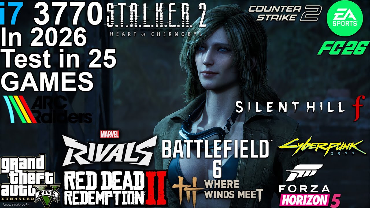 i7 3770 in 2026 - Test in 25 Games