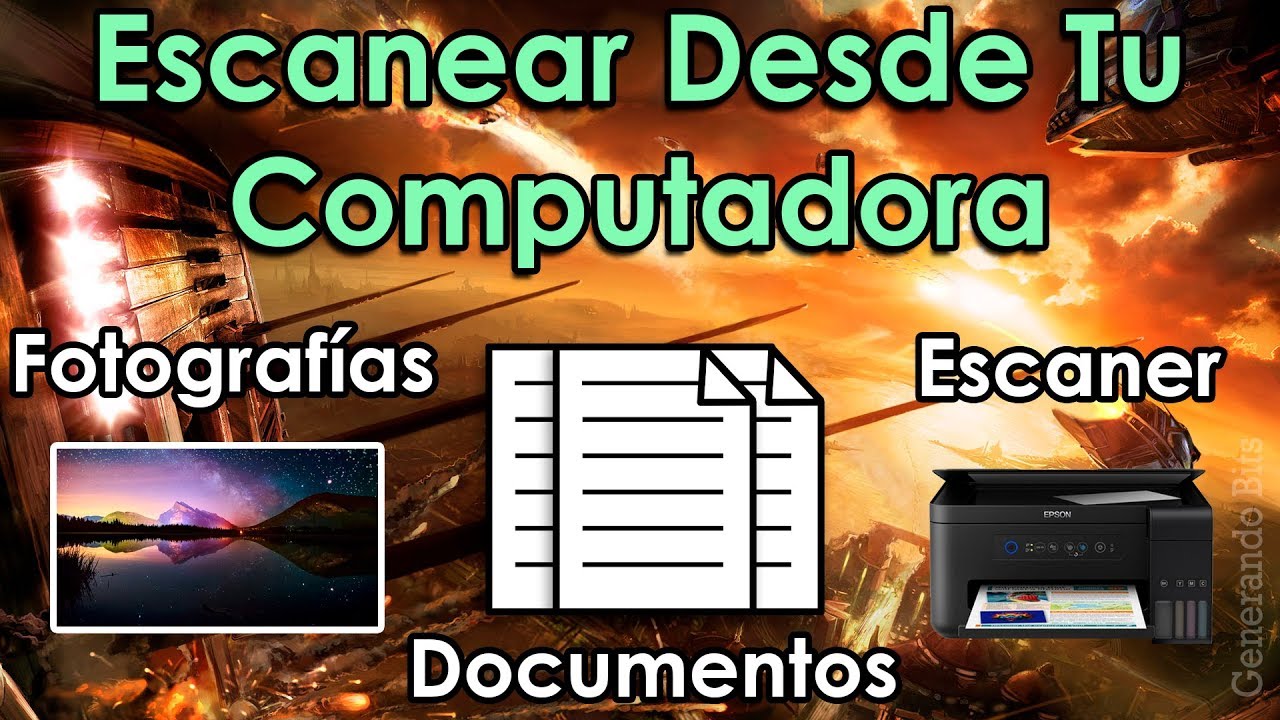 Escanear documentos y fotos escaner de impresora desde computadora en Windows