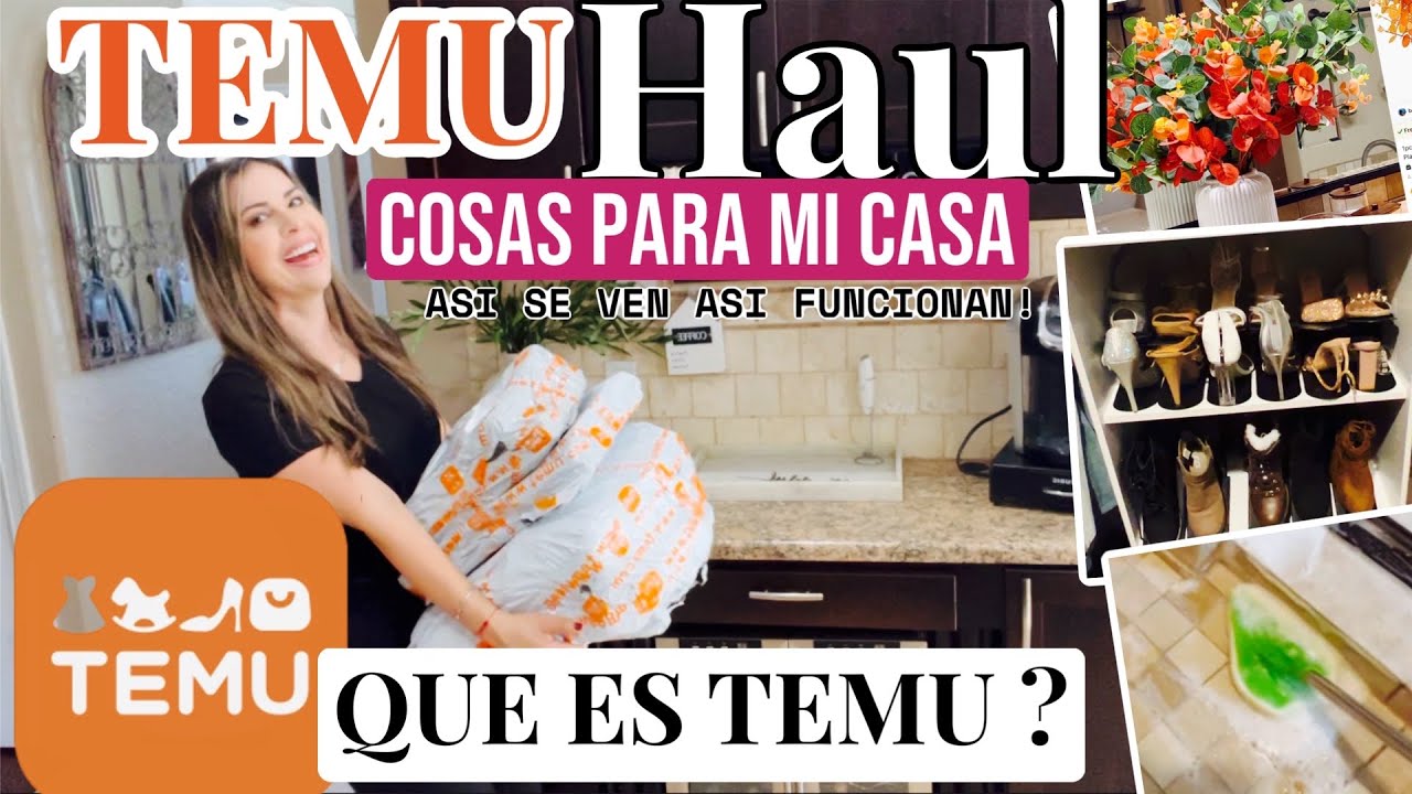 COMPRAS DE TÉMU PARA MI CASA 🏠 | QUE ES TEMU?Todo lo que compre #temu #temuhaul #temufavorites