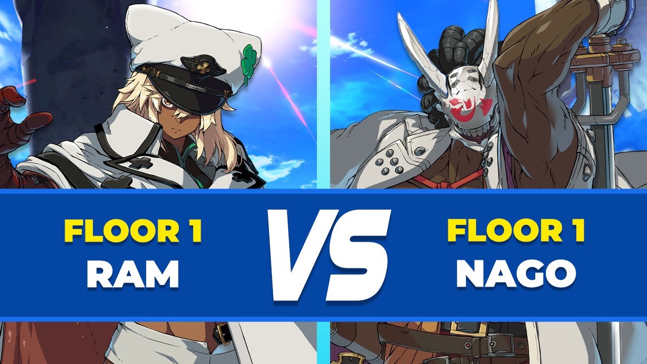 GGST Floor 1 ▶ Nagoriyuki vs Ramlethal . Low Level Gameplay