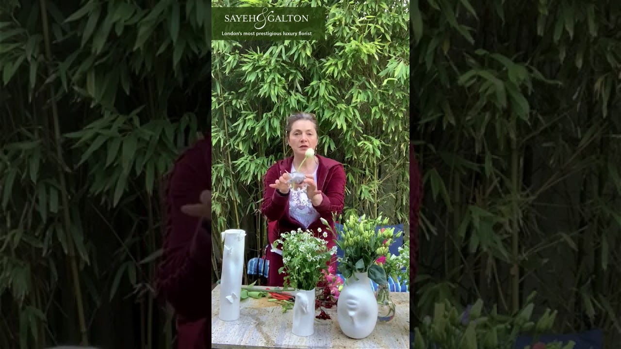 Learn how to make your own bouquet with Sayeh