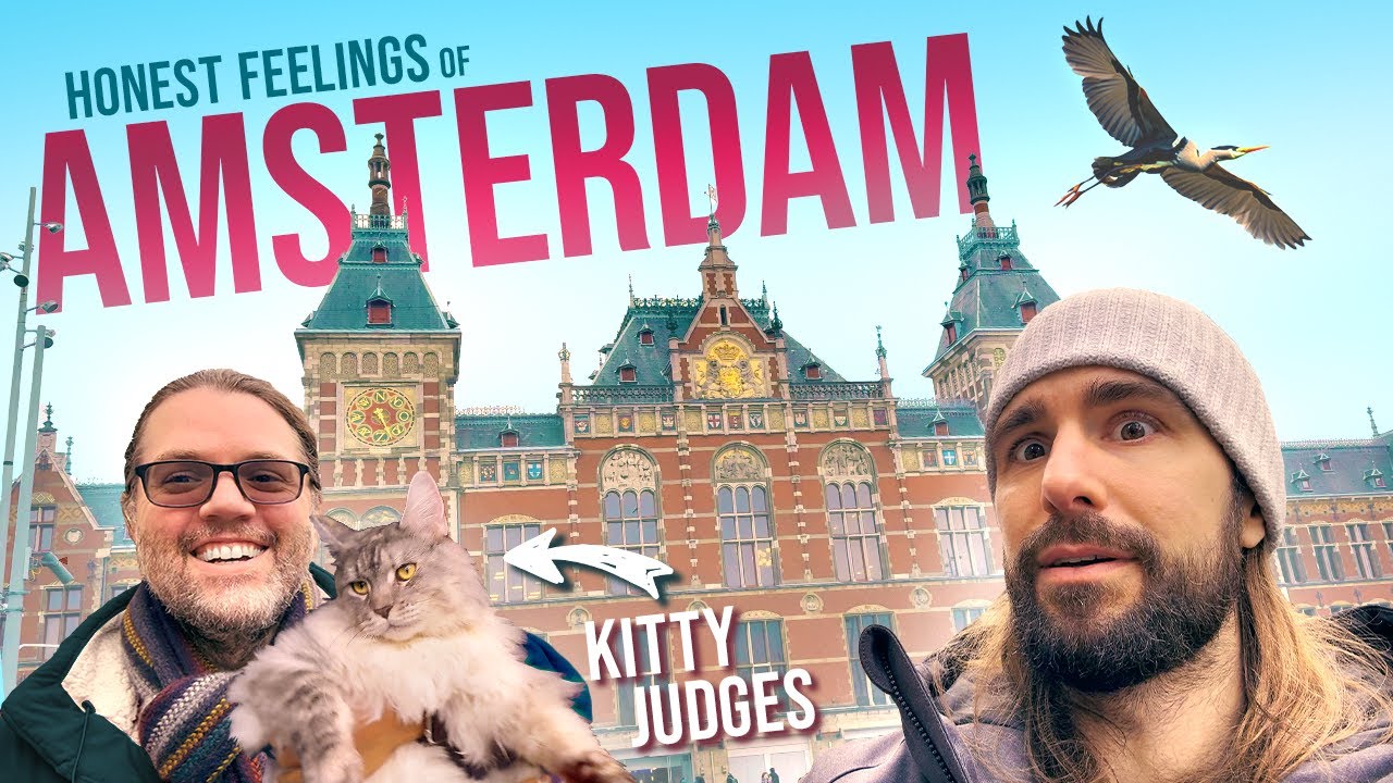 Amsterdam - Our Honest Feelings | Gay Couple Visit The 9 Streets, Fabel Frites, Central Station +🐈