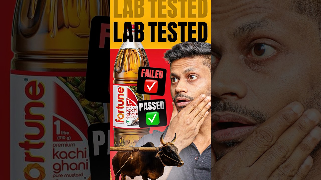 🧪 Fortune Mustard Oil Lab Test Results Revealed! 👀 #honestreview