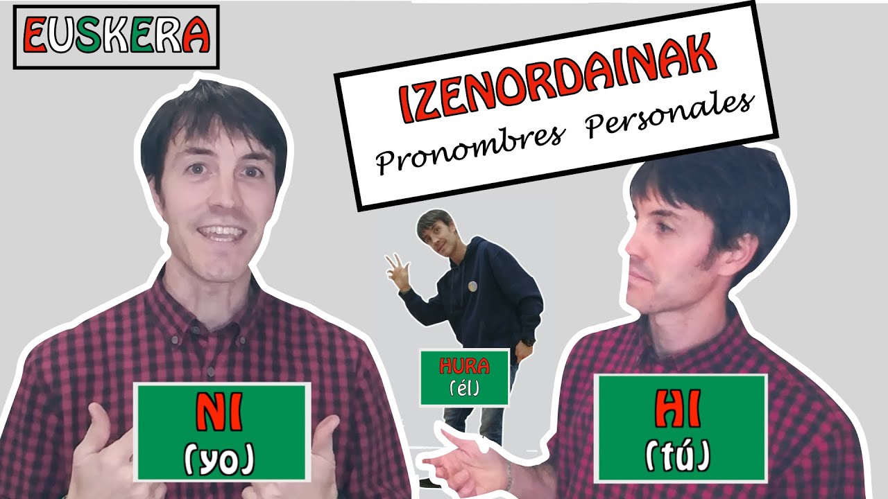 EUSKERA: IZENORDAINAK (pronombres personales)