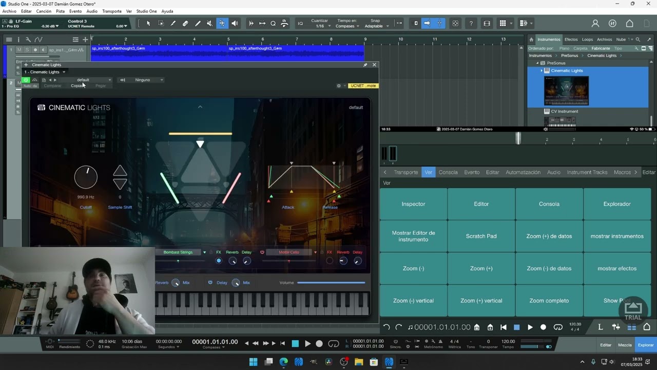 Studio One Remote y automatizaciónes.