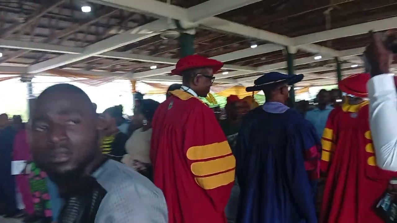 NCBC AND UNICAL ANTHEM SUNG DURING THE NCBC 72ND MATRICULATION AND FOUNDERS DAY