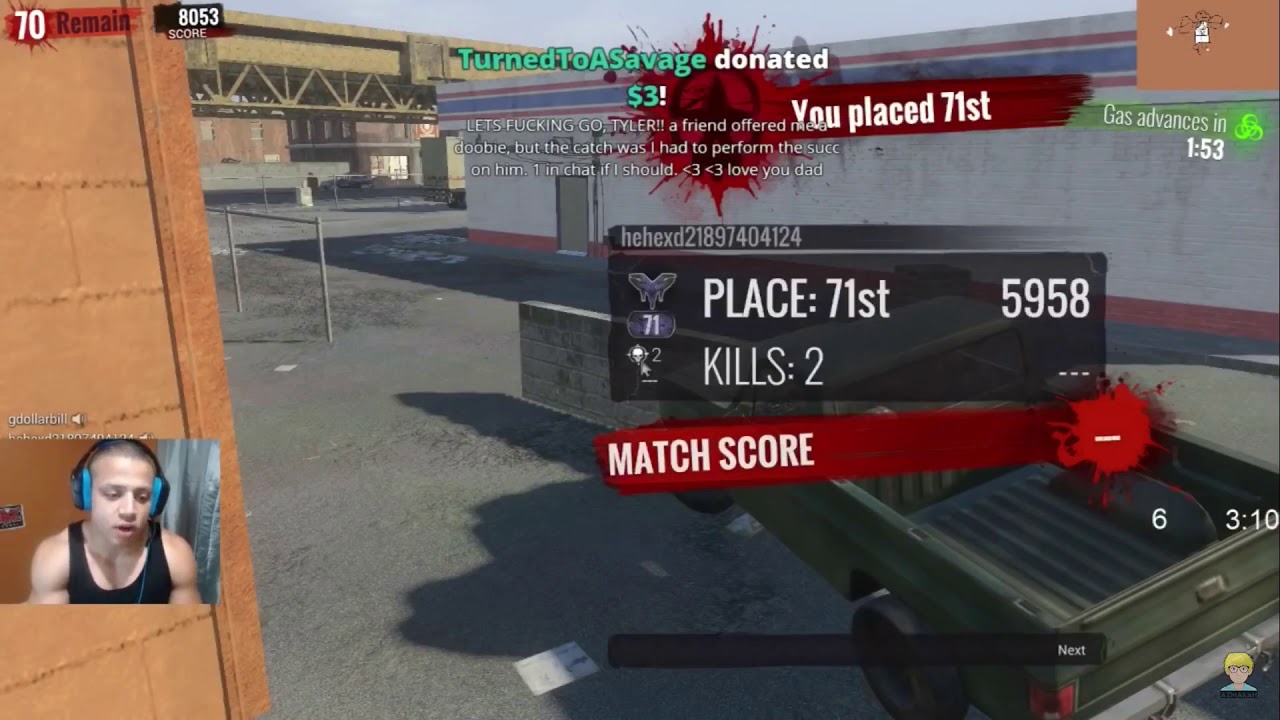 Tyler1 EPIC RAGE ( H1Z1 )