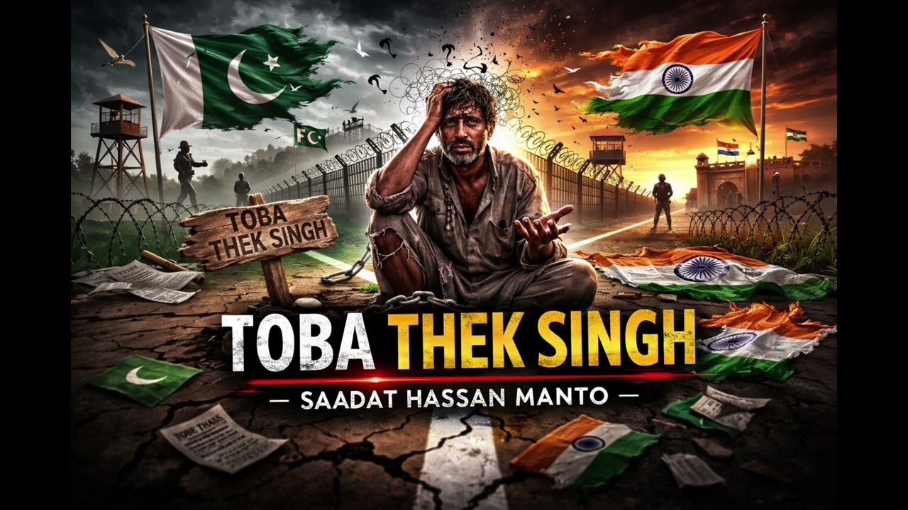 منٹو کا ٹوبہ ٹیک سنگھ  پاگل خانے میں قید ایک سچائیToba Tek Singh, Saadat Hasan MantoToba  literature