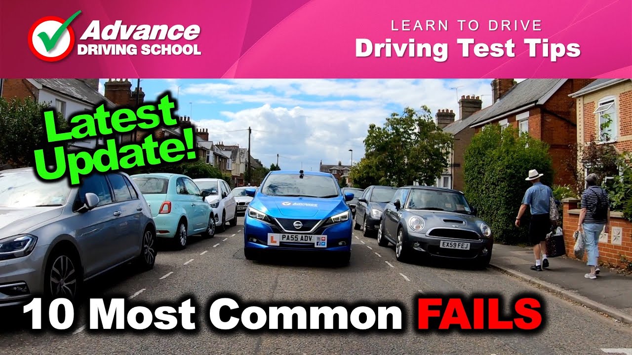 10 Most Common Driving Test Fails Update  |  Driving Test Tips