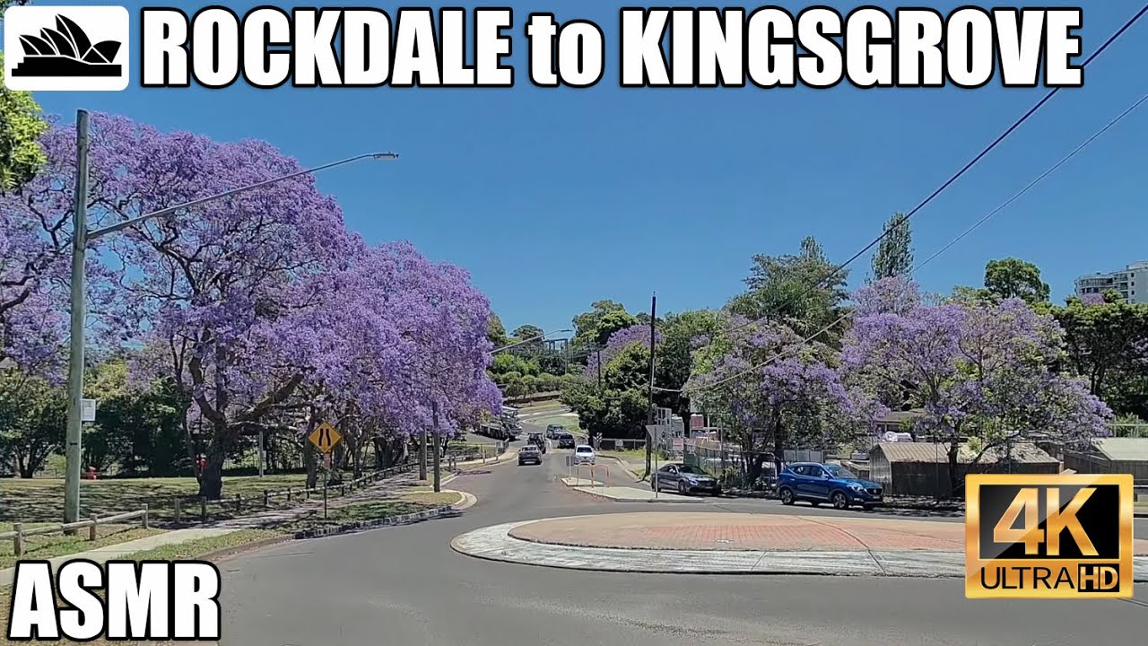 4K ASMR Sydney drive: Rockdale to Kingsgrove