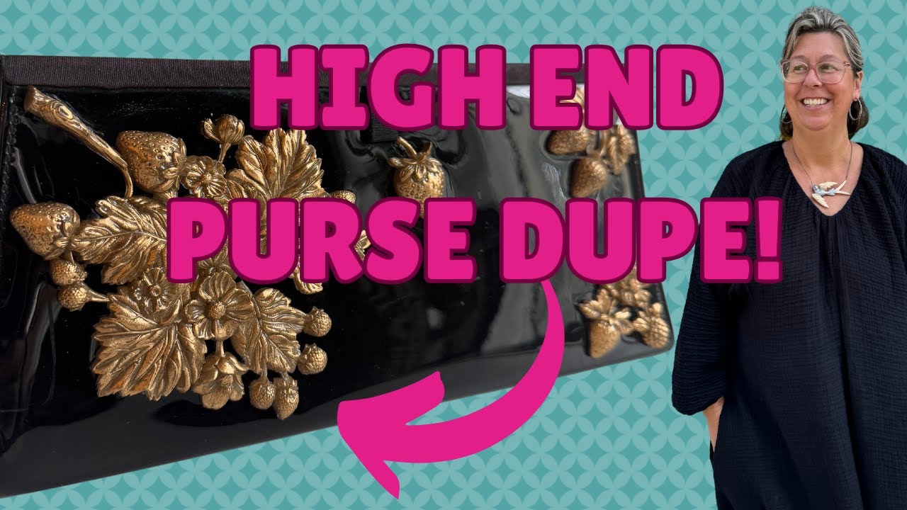 High End Purse Dupe! with NEW IOD Wild Berries Mould