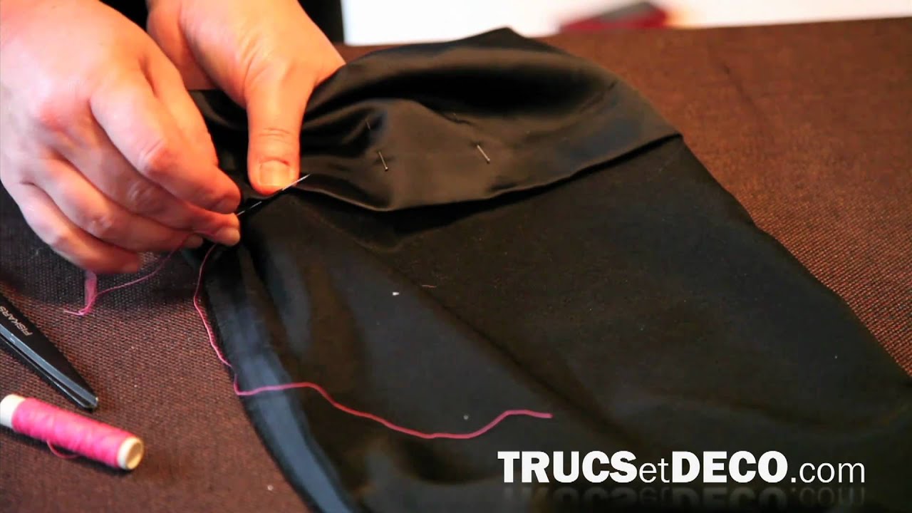 Comment faire un ourlet &agrave; la main - Tutoriel par trucsetdeco.com